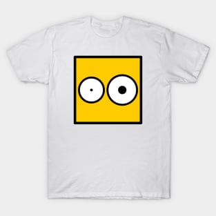 Kubi - the square emoticons - Doh, the surprised face T-Shirt